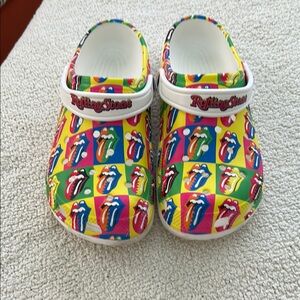 Rolling Stones croc style shoes